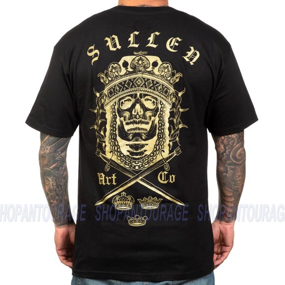 Sullen Art Collective Gold Crowns Standard SCM4420 Short Sleeve Men`s T-shirt - Picture 1 of 8
